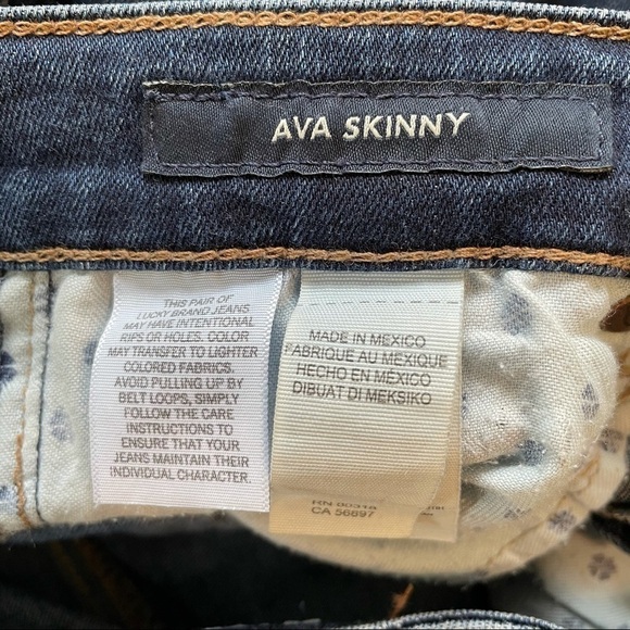𝅺LUCKY Brand Ava Skinny Ankle Medium Wash 24 - Picture 4 of 6